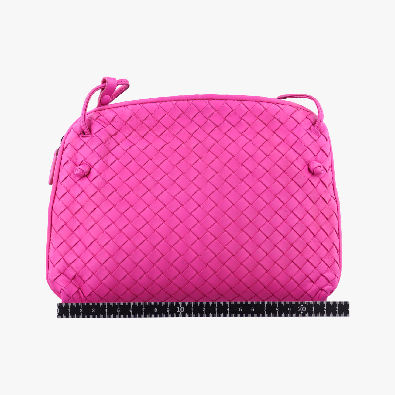 NODINI Intrecciato Rose lambskin B03406395Vノディーニ イントレチャート ローズ レッド ラムスキン B03406395V