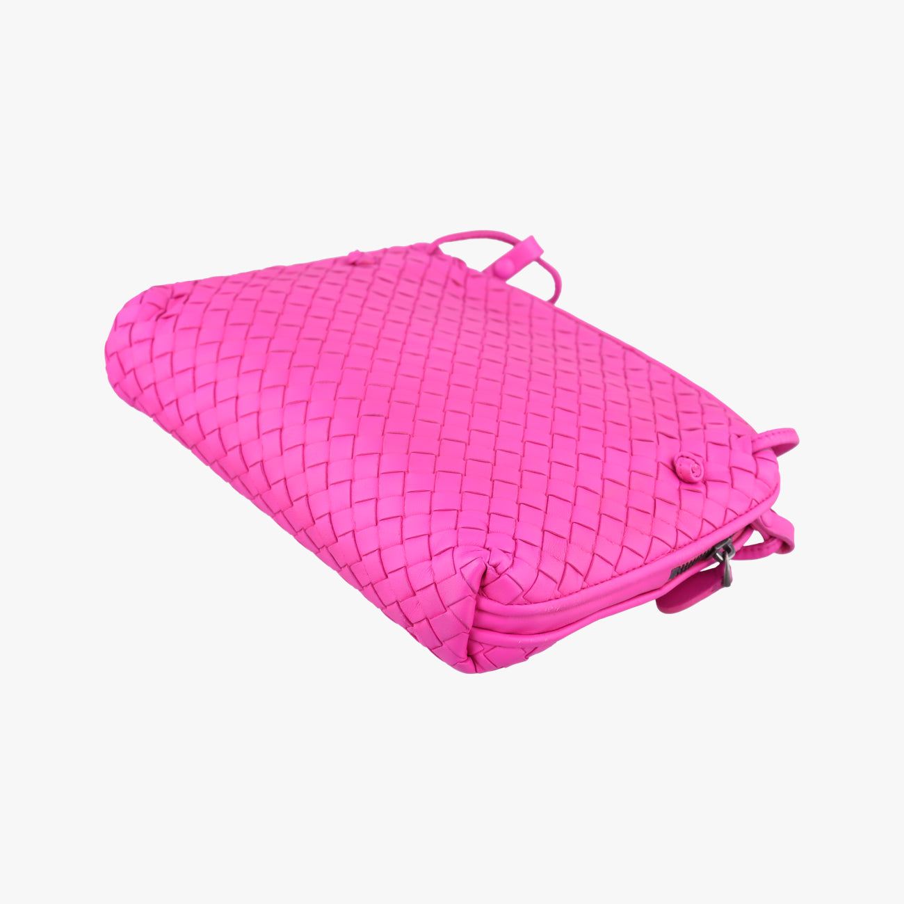 NODINI Intrecciato Rose lambskin B03406395Vノディーニ イントレチャート ローズ レッド ラムスキン B03406395V