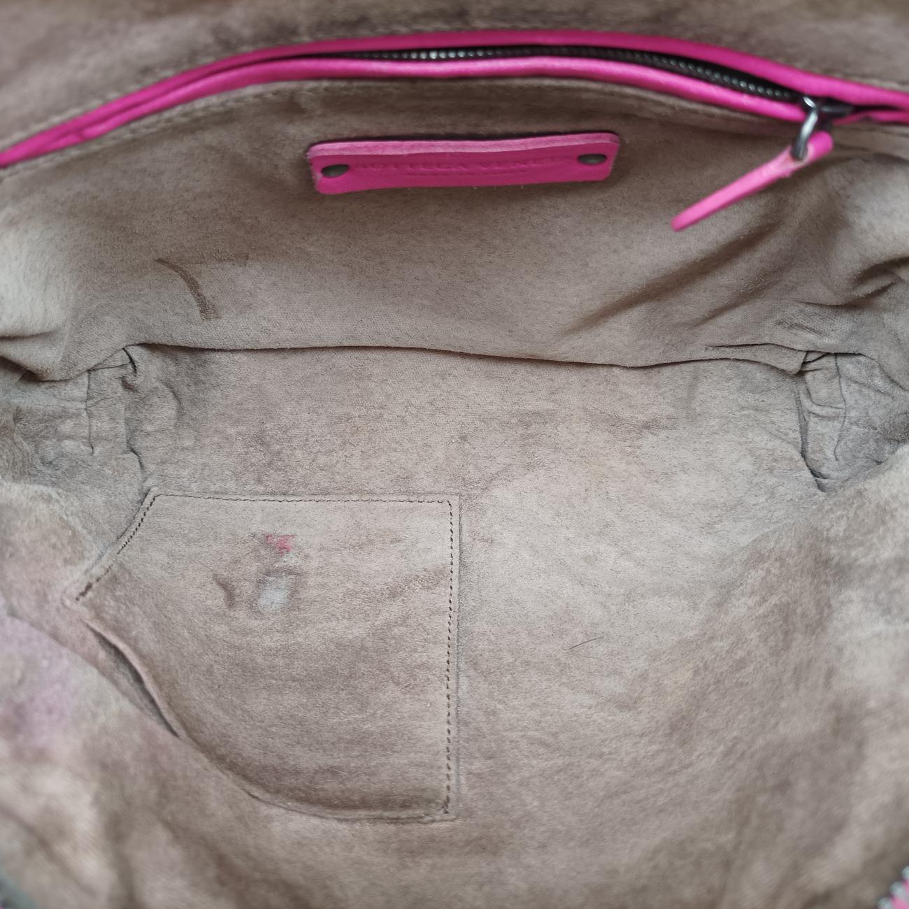 NODINI Intrecciato Rose lambskin B03406395Vノディーニ イントレチャート ローズ レッド ラムスキン B03406395V