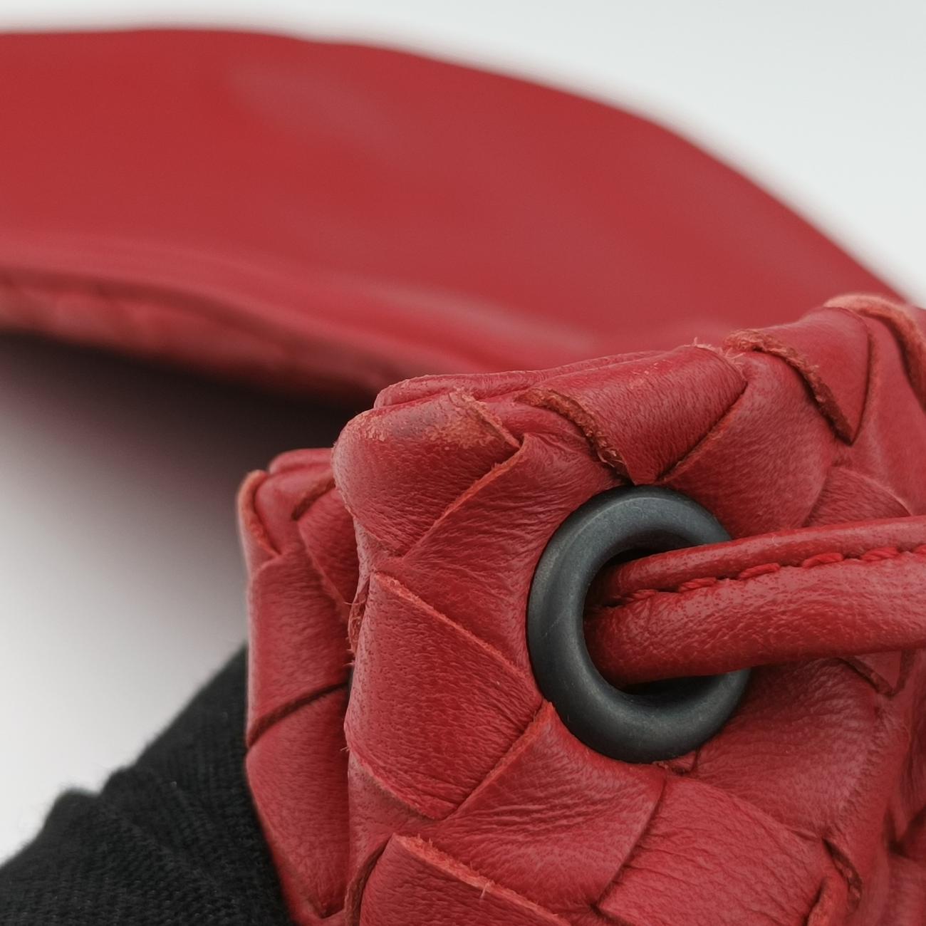 Intrecciato Red lambskin B00903924Uイントレチャート レッド ラムスキン B00903924U