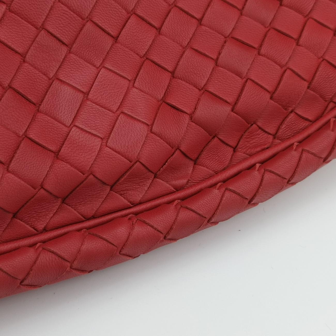 Intrecciato Red lambskin B00903924Uイントレチャート レッド ラムスキン B00903924U