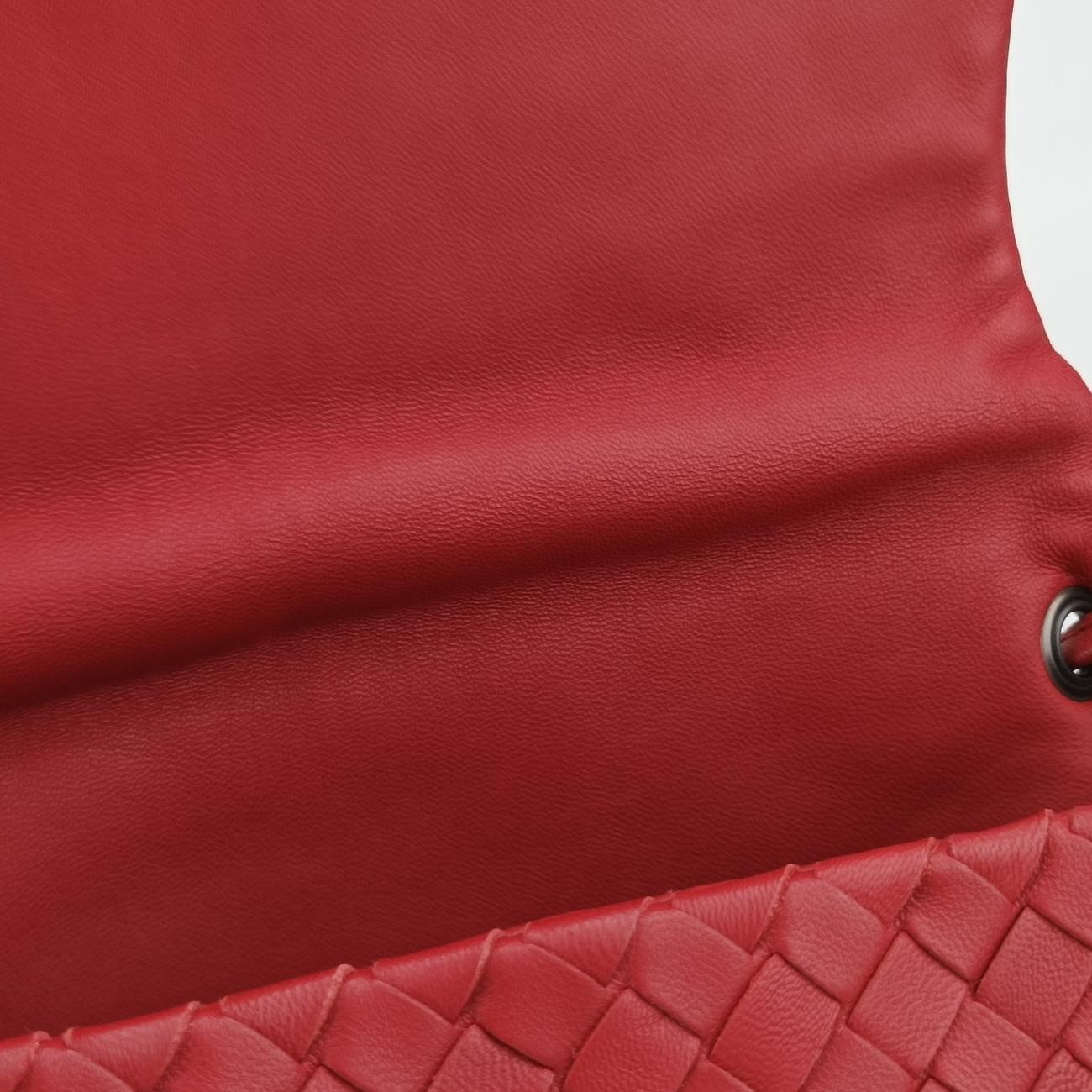 Intrecciato Red lambskin B00903924Uイントレチャート レッド ラムスキン B00903924U