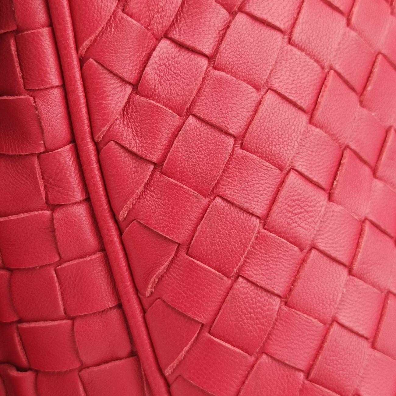 Intrecciato Red lambskin B00903924Uイントレチャート レッド ラムスキン B00903924U
