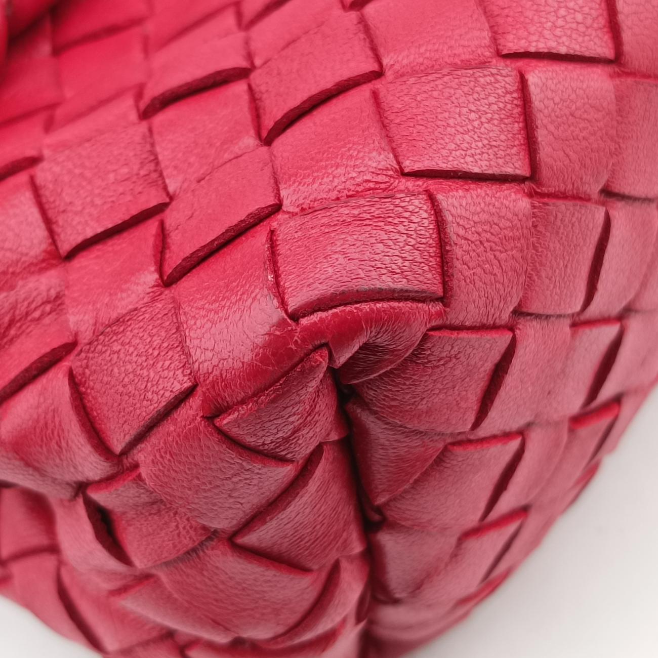 Intrecciato Olimpia Red lambskin B07197921Rイントレチャート オリンピア レッド ラムスキン B07197921R