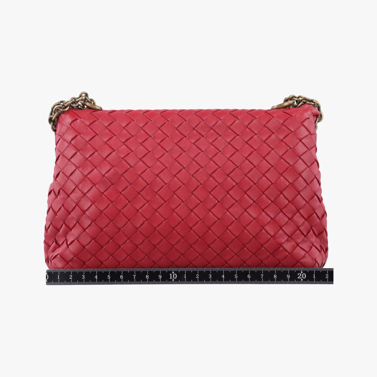 Intrecciato Olimpia Red lambskin B07197921Rイントレチャート オリンピア レッド ラムスキン B07197921R