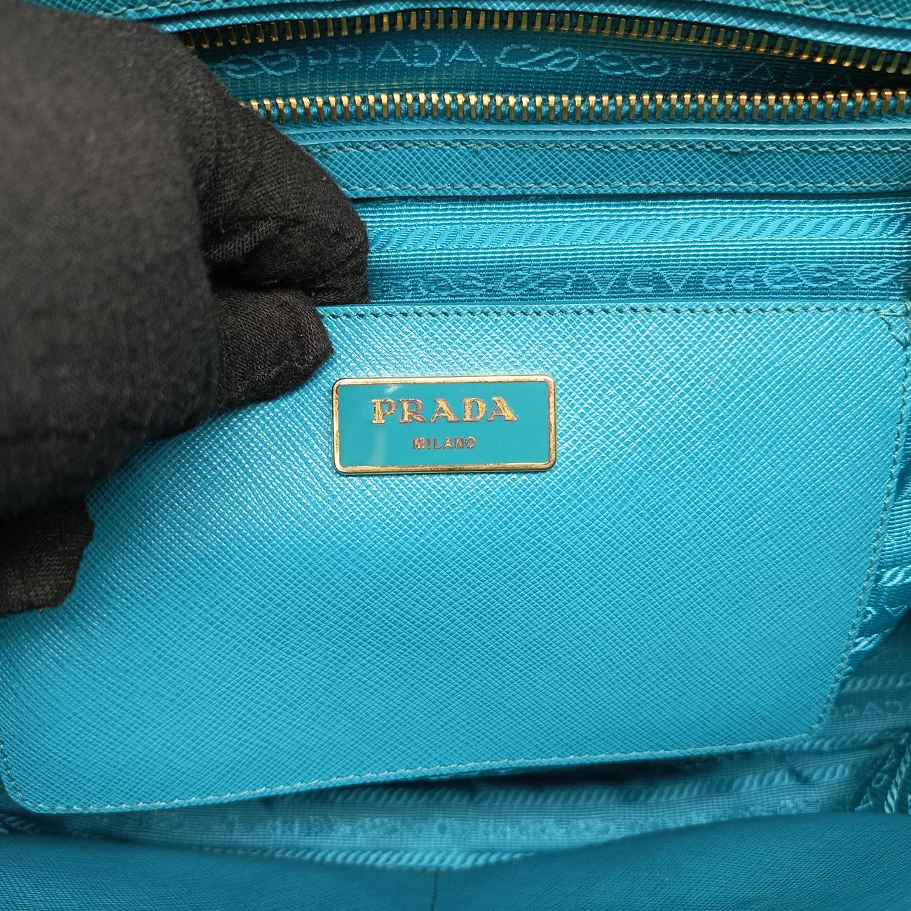 Galleria Blue×Light blue SAFFIANO Leather B2274C 14 IIガレリア ブルー×ライトブルー サフィアーノレザー B2274C 14 II