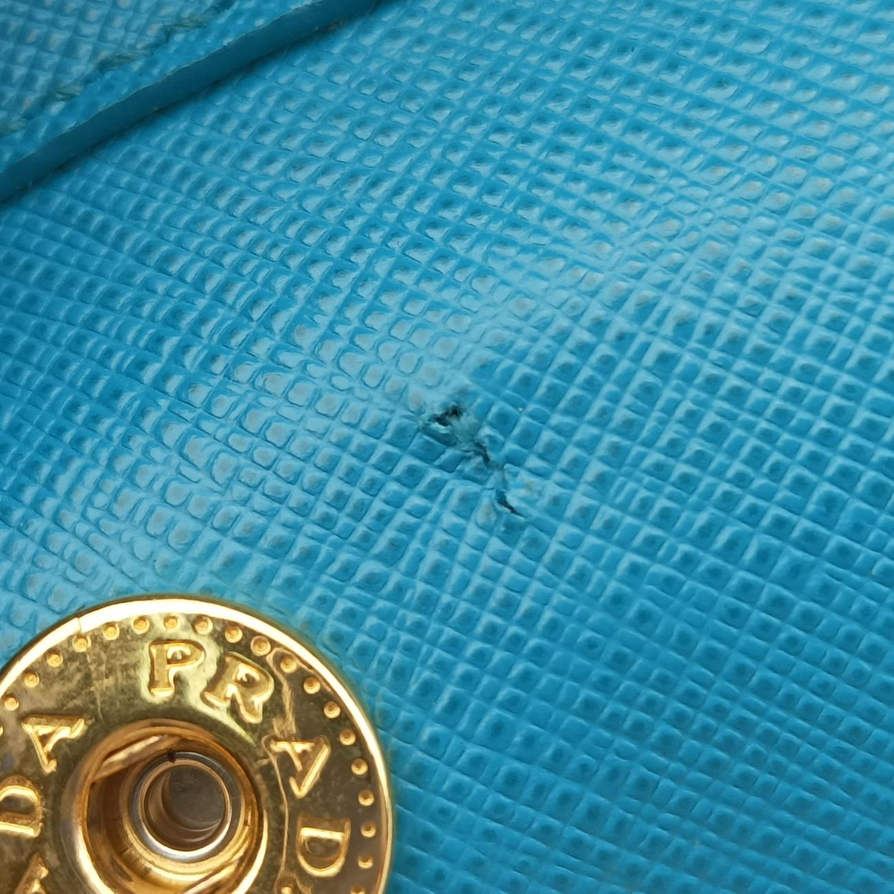 Galleria Blue×Light blue SAFFIANO Leather B2274C 14 IIガレリア ブルー×ライトブルー サフィアーノレザー B2274C 14 II