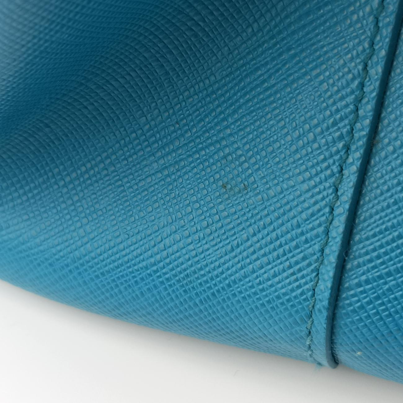 Galleria Blue×Light blue SAFFIANO Leather B2274C 14 IIガレリア ブルー×ライトブルー サフィアーノレザー B2274C 14 II