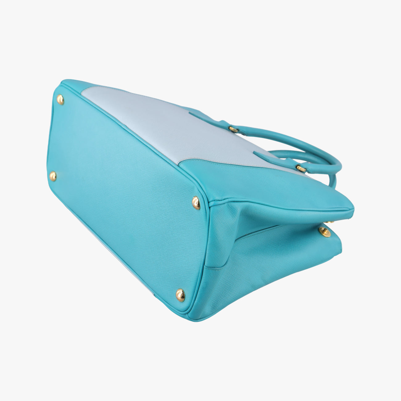 Galleria Blue×Light blue SAFFIANO Leather B2274C 14 IIガレリア ブルー×ライトブルー サフィアーノレザー B2274C 14 II