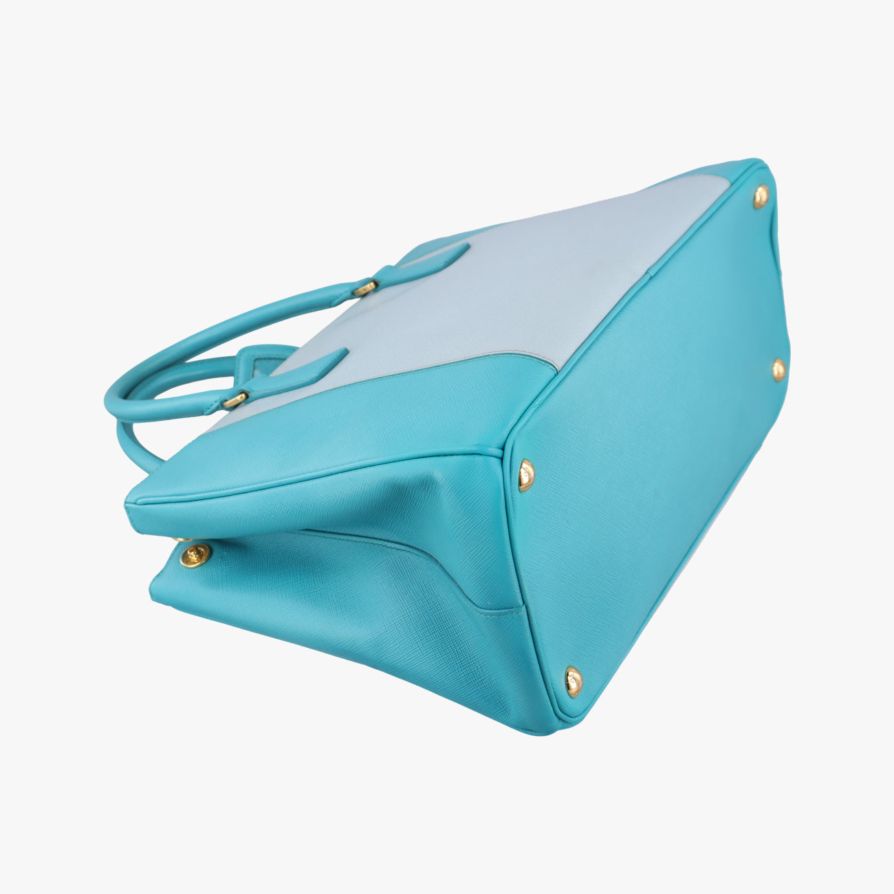 Galleria Blue×Light blue SAFFIANO Leather B2274C 14 IIガレリア ブルー×ライトブルー サフィアーノレザー B2274C 14 II