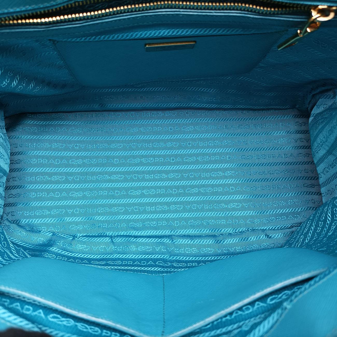 Galleria Blue×Light blue SAFFIANO Leather B2274C 14 IIガレリア ブルー×ライトブルー サフィアーノレザー B2274C 14 II