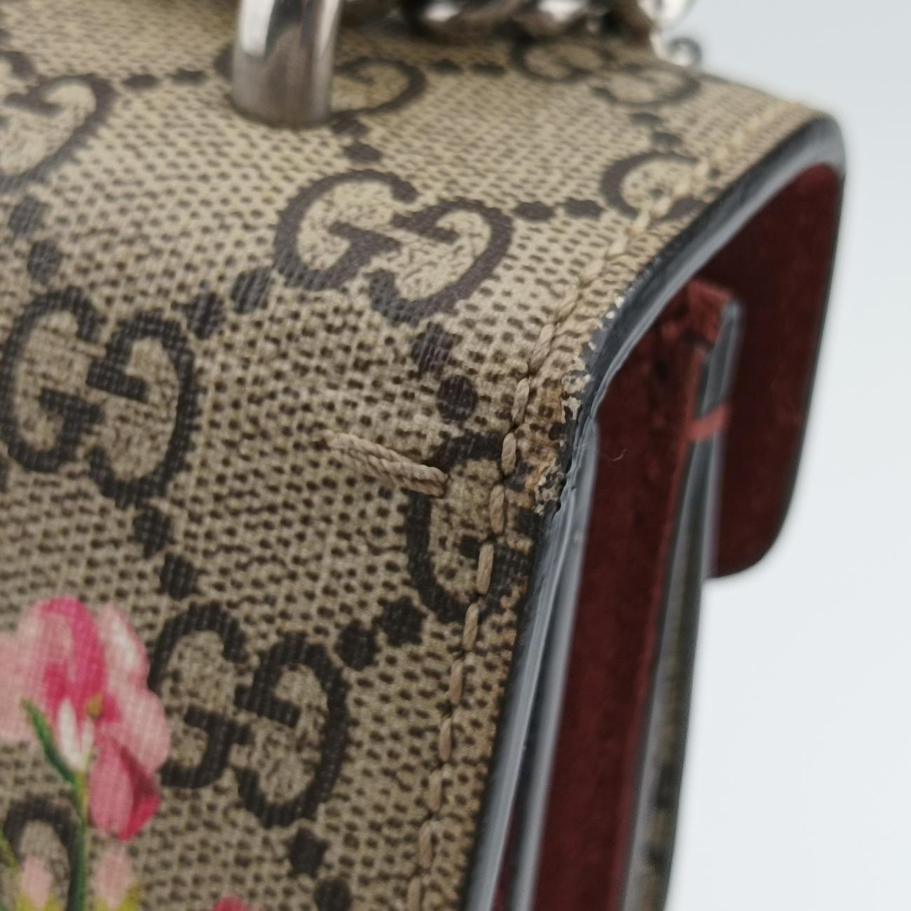 Dionysus BEIGE×RED×Multicolour PVC coated canvas 400249 G025042647ディオニュソス ベージュ×レッド×マルチカラー PVCコーティングキャンバス 400249 G025042647