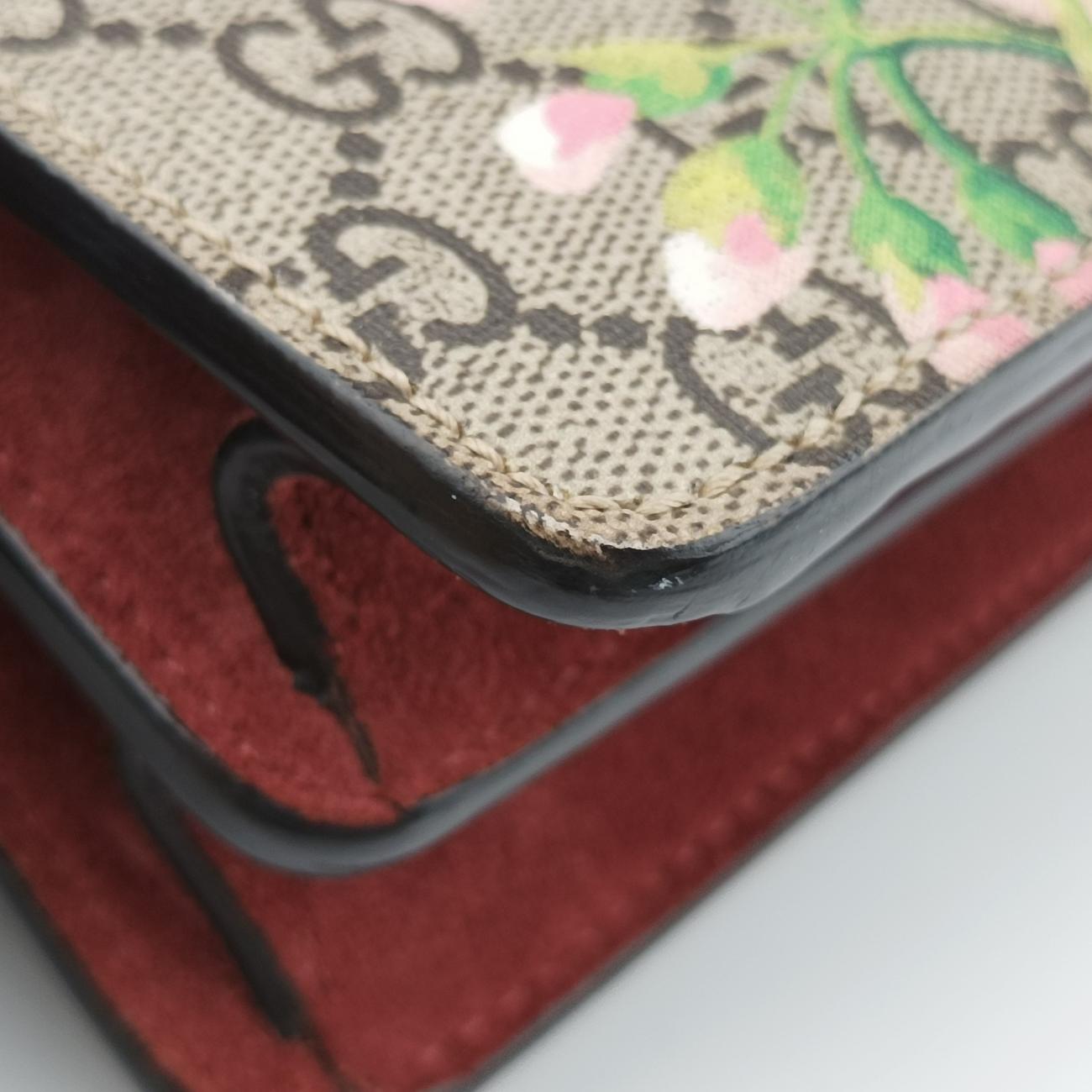 Dionysus BEIGE×RED×Multicolour PVC coated canvas 400249 G025042647ディオニュソス ベージュ×レッド×マルチカラー PVCコーティングキャンバス 400249 G025042647