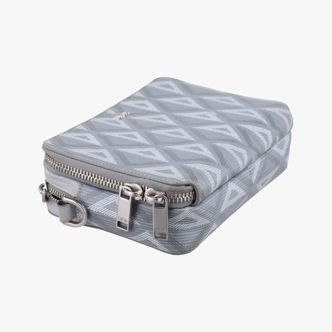 messenger pouch Gray×Multicolour Leather 11-BO-1211メッセンジャーポーチ グレー×マルチカラー レザー 11-BO-1211