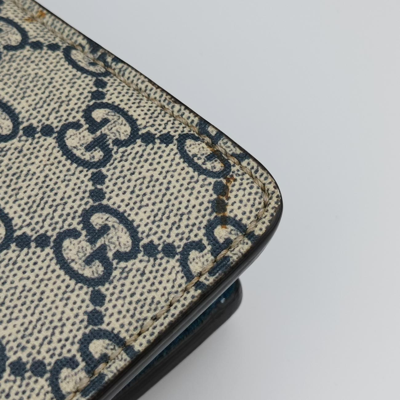 Dionysus Beige×Blue×Multicolour PVC coated canvas 400235 I021329362ディオニュソス ベージュ×ブルー×マルチカラー PVCコーティングキャンバス 400235 I021329362