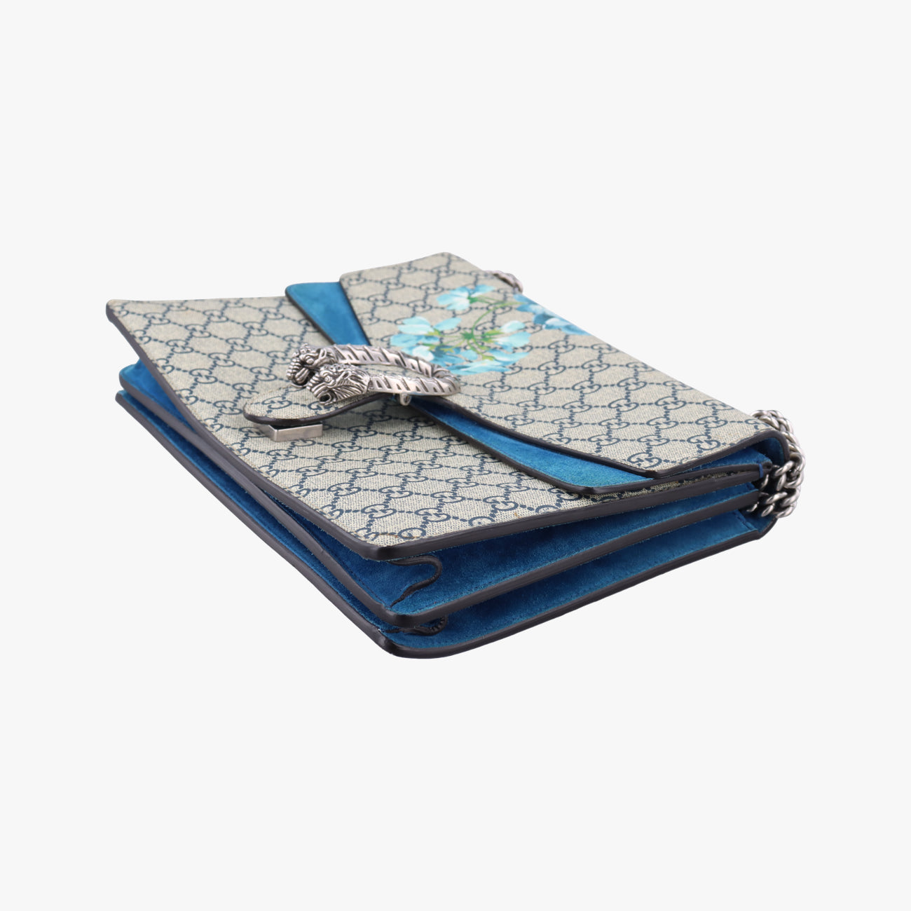 Dionysus Beige×Blue×Multicolour PVC coated canvas 400235 I021329362ディオニュソス ベージュ×ブルー×マルチカラー PVCコーティングキャンバス 400235 I021329362