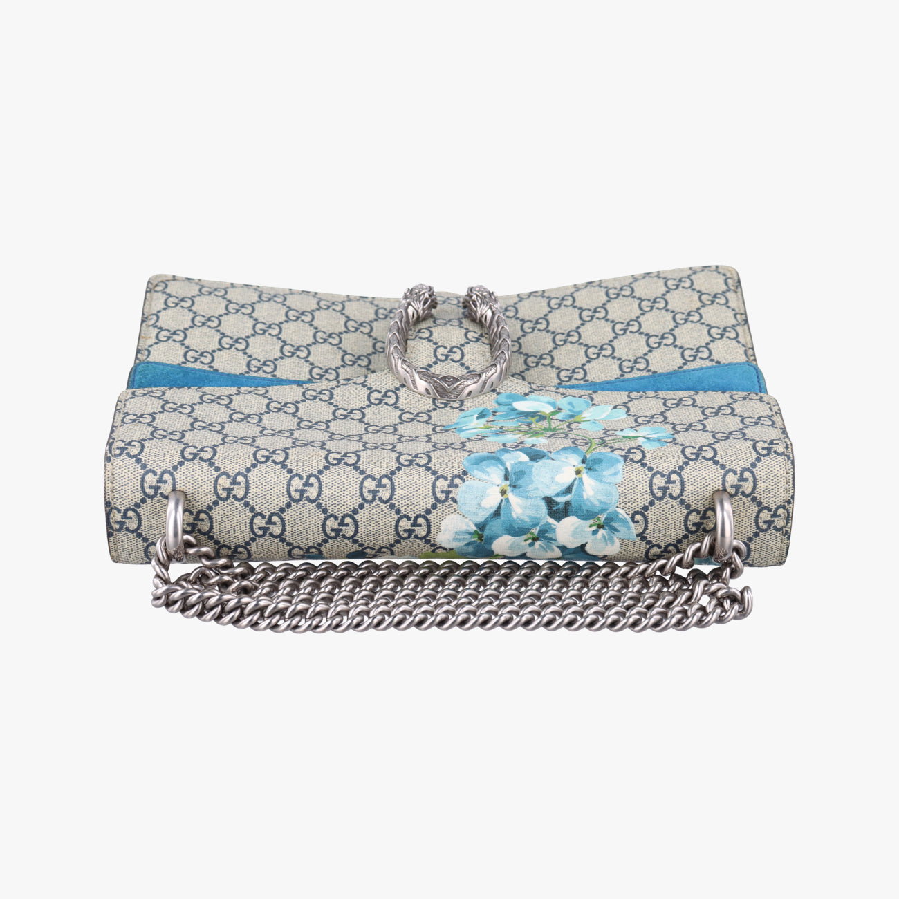 Dionysus Beige×Blue×Multicolour PVC coated canvas 400235 I021329362ディオニュソス ベージュ×ブルー×マルチカラー PVCコーティングキャンバス 400235 I021329362