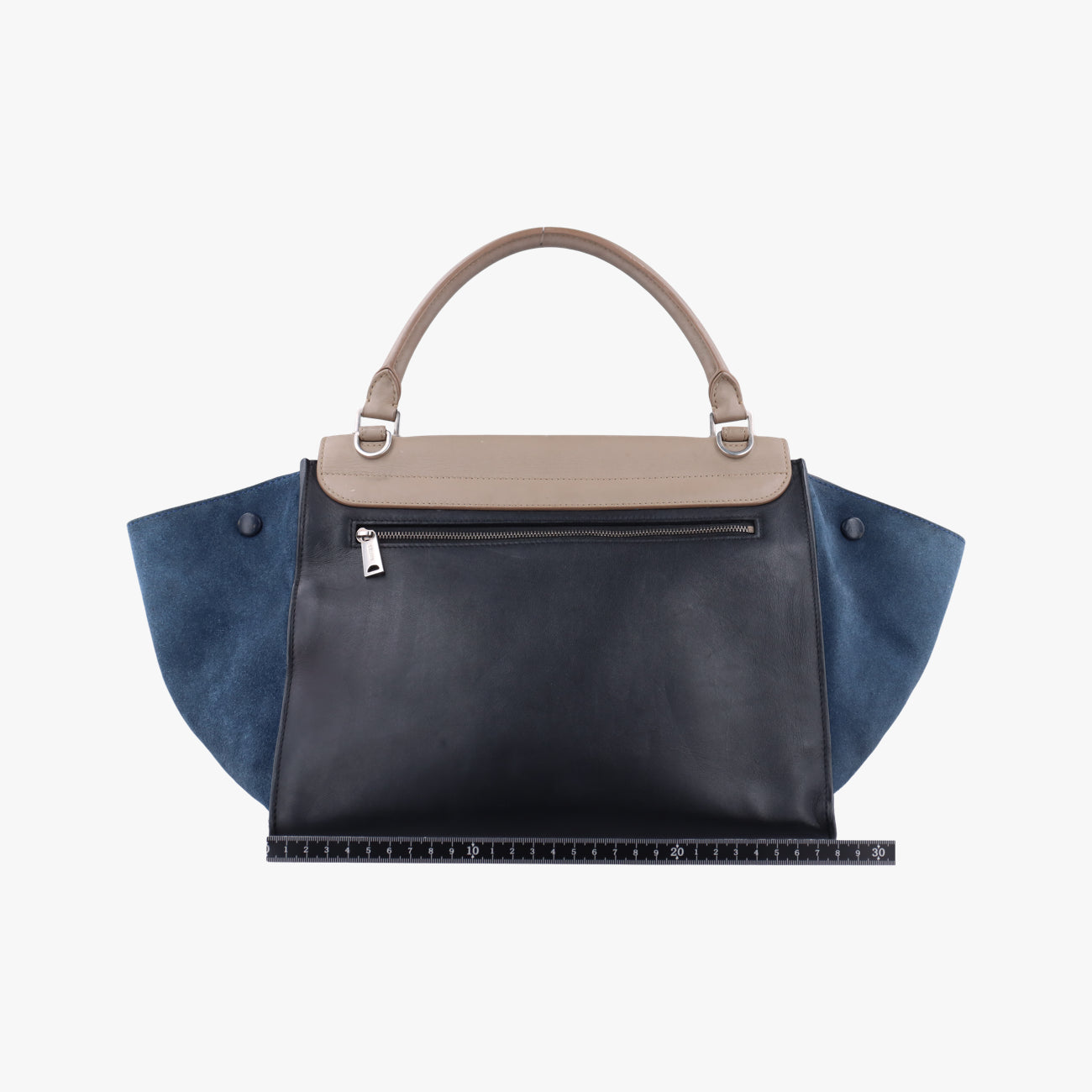 Trapèze Beige x black x blue Suede × leather S-SN-1102 S-CU-0123トラペーズ ベージュ×ブラック×ブルー スエード×レザー S-SN-1102 S-CU-0123