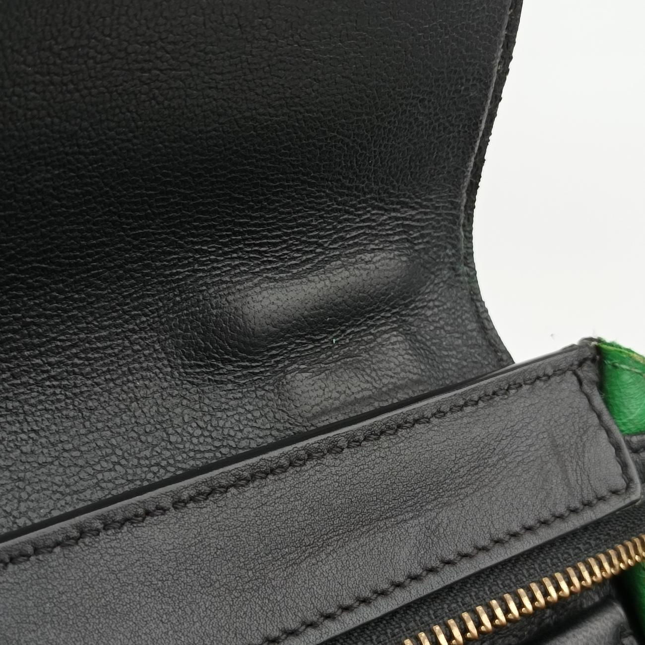 Trapèze Blue x Black x Green Leather x suede U-PA-0124トラペーズスモール ブルー×ブラック×グリーン レザー×スエード U-PA-0124