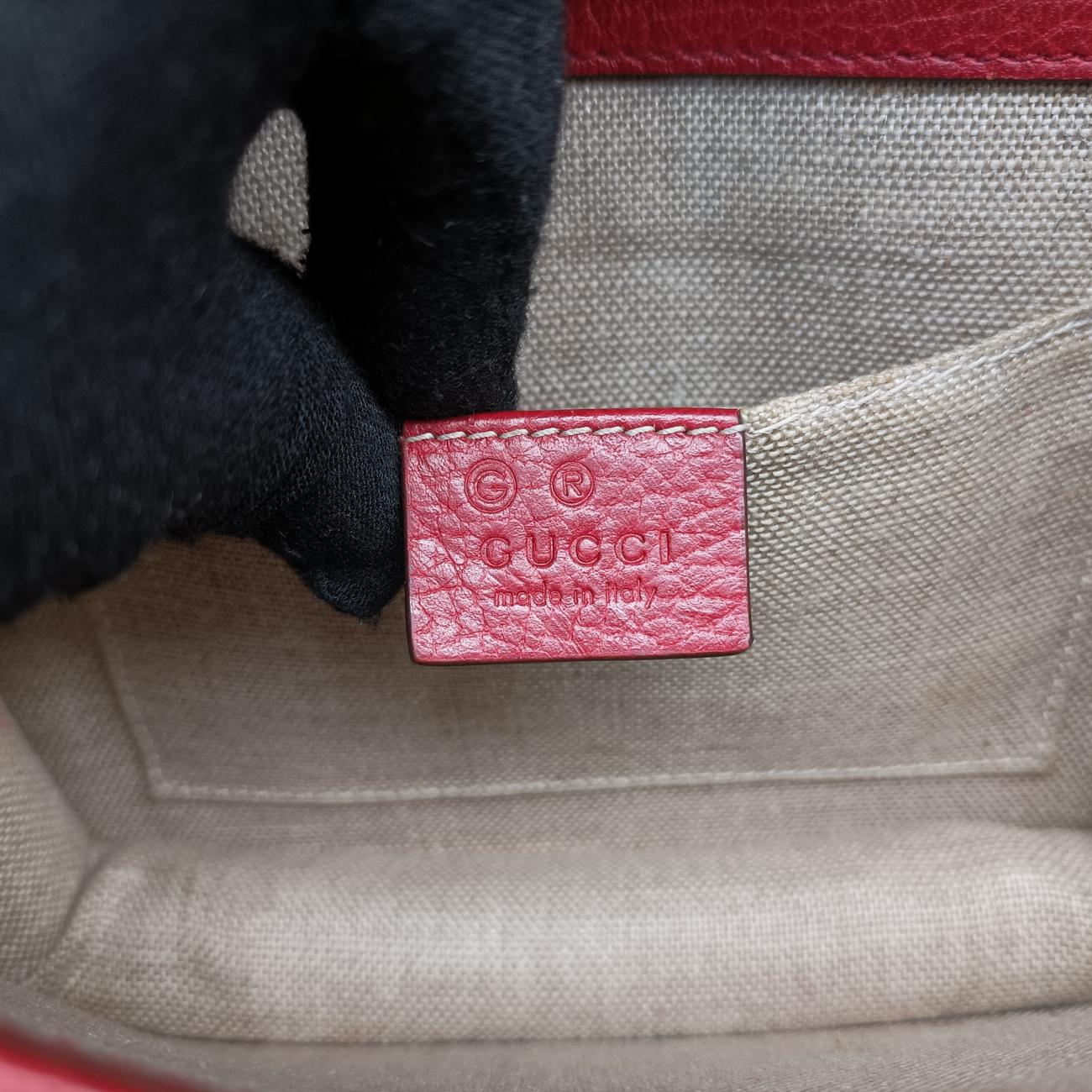 Interlocking G Red Leather 510304 G027817340インターロッキングG レッド レザー 510304 G027817340