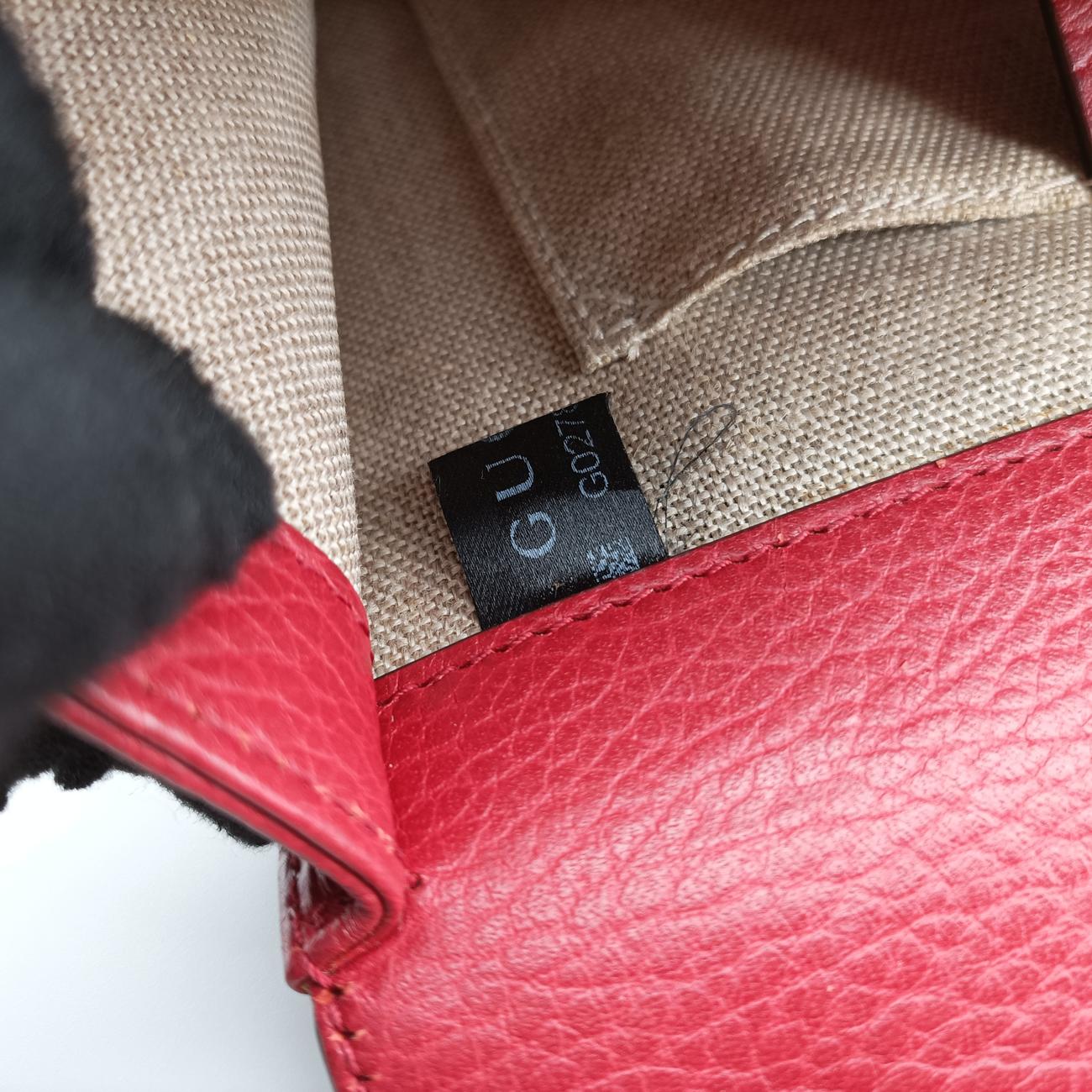 Interlocking G Red Leather 510304 G027817340インターロッキングG レッド レザー 510304 G027817340