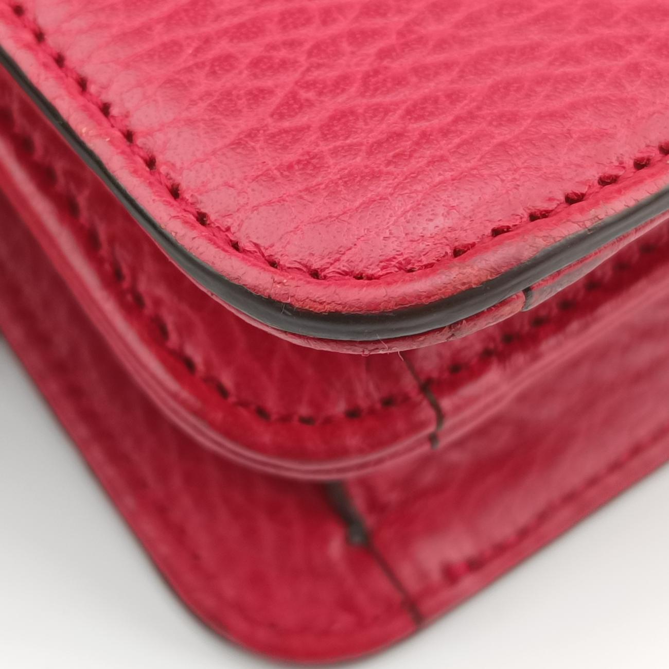 Interlocking G Red Leather 510304 G027817340インターロッキングG レッド レザー 510304 G027817340