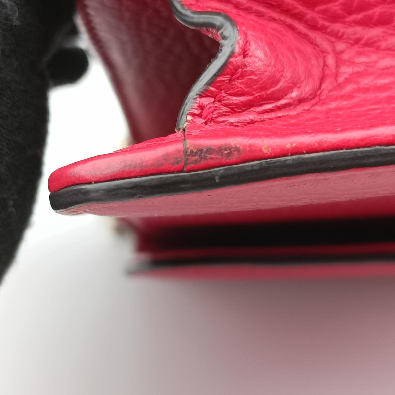 Interlocking G Red Leather 510304 G027817340インターロッキングG レッド レザー 510304 G027817340