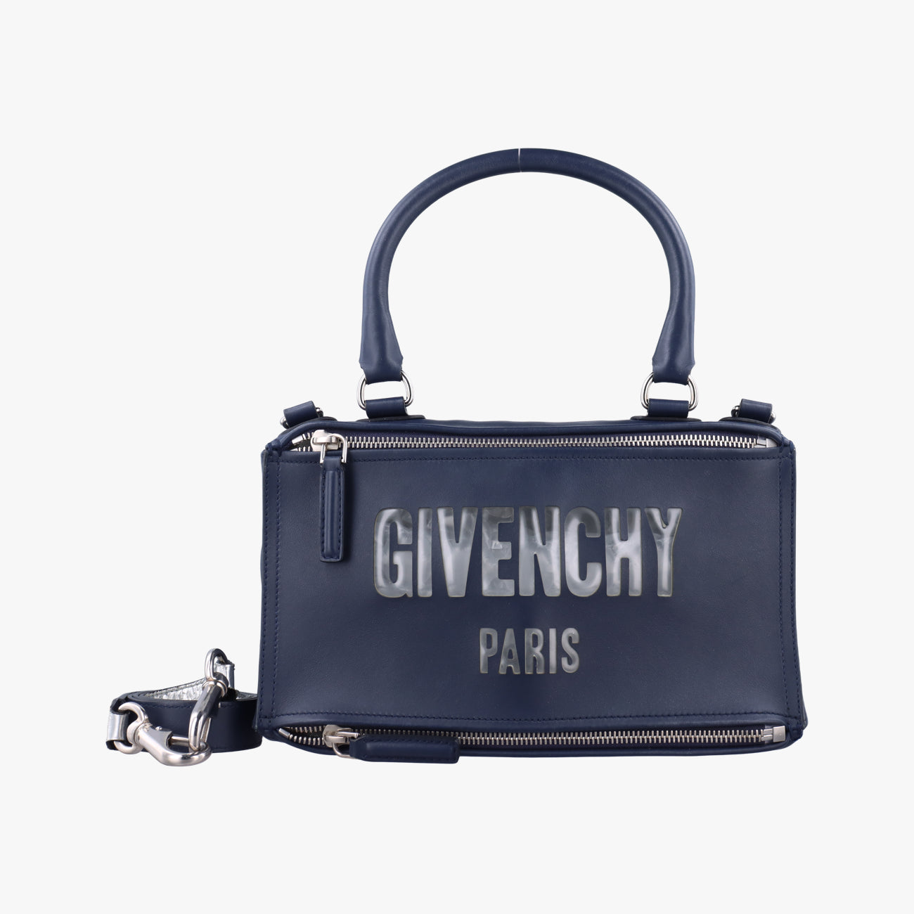 Pandora Medium Navy Leather EF G0197パンドラミディアム ネイビー レザー EF G0197
