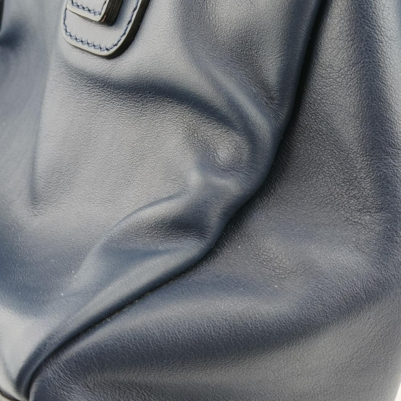 Pandora Medium Navy Leather EF G0197パンドラミディアム ネイビー レザー EF G0197