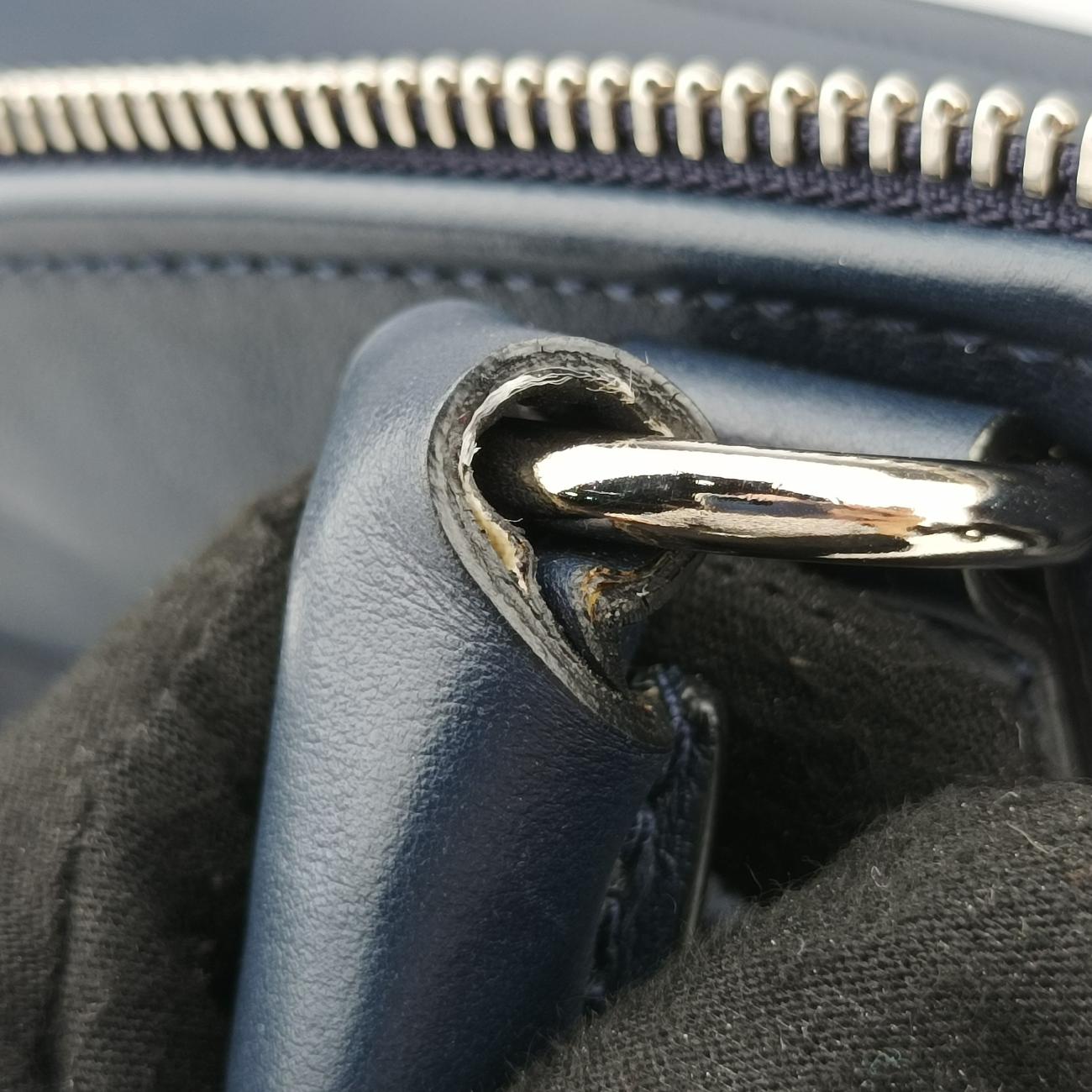 Pandora Medium Navy Leather EF G0197パンドラミディアム ネイビー レザー EF G0197