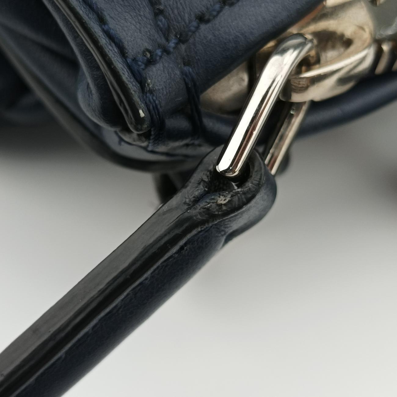 Pandora Medium Navy Leather EF G0197パンドラミディアム ネイビー レザー EF G0197