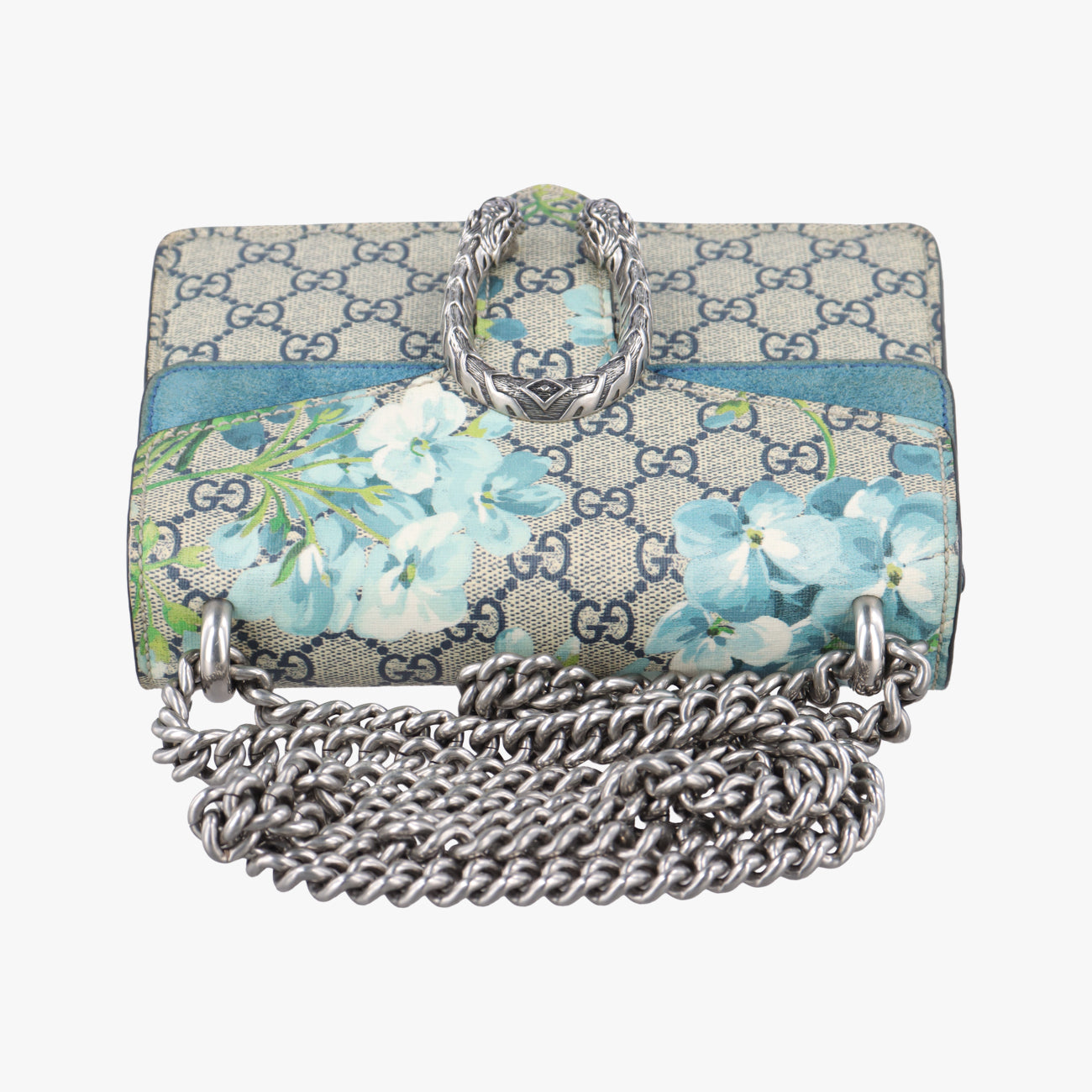 Dionysus Beige×blue×Multicolour PVC coated canvas 421970 G020938151ディオニュソス ベージュ×ブルー×マルチカラー PVCコーティングキャンバス 421970 G020938151