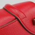 Luggage Micro shopper Red×brown Leather F-AT-0154 F-CU-0164ラゲージマイクロショッパー レッド×ブラウン レザー F-AT-0154 F-CU-0164