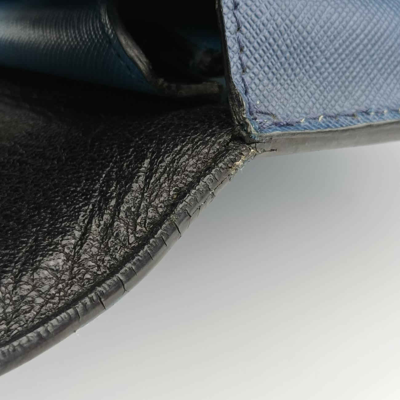 Sound TAMARIS Blue×Navy SAFFIANO Leather 180サウンド タマリス ブルー×ネイビー サフィアーノレザー 180