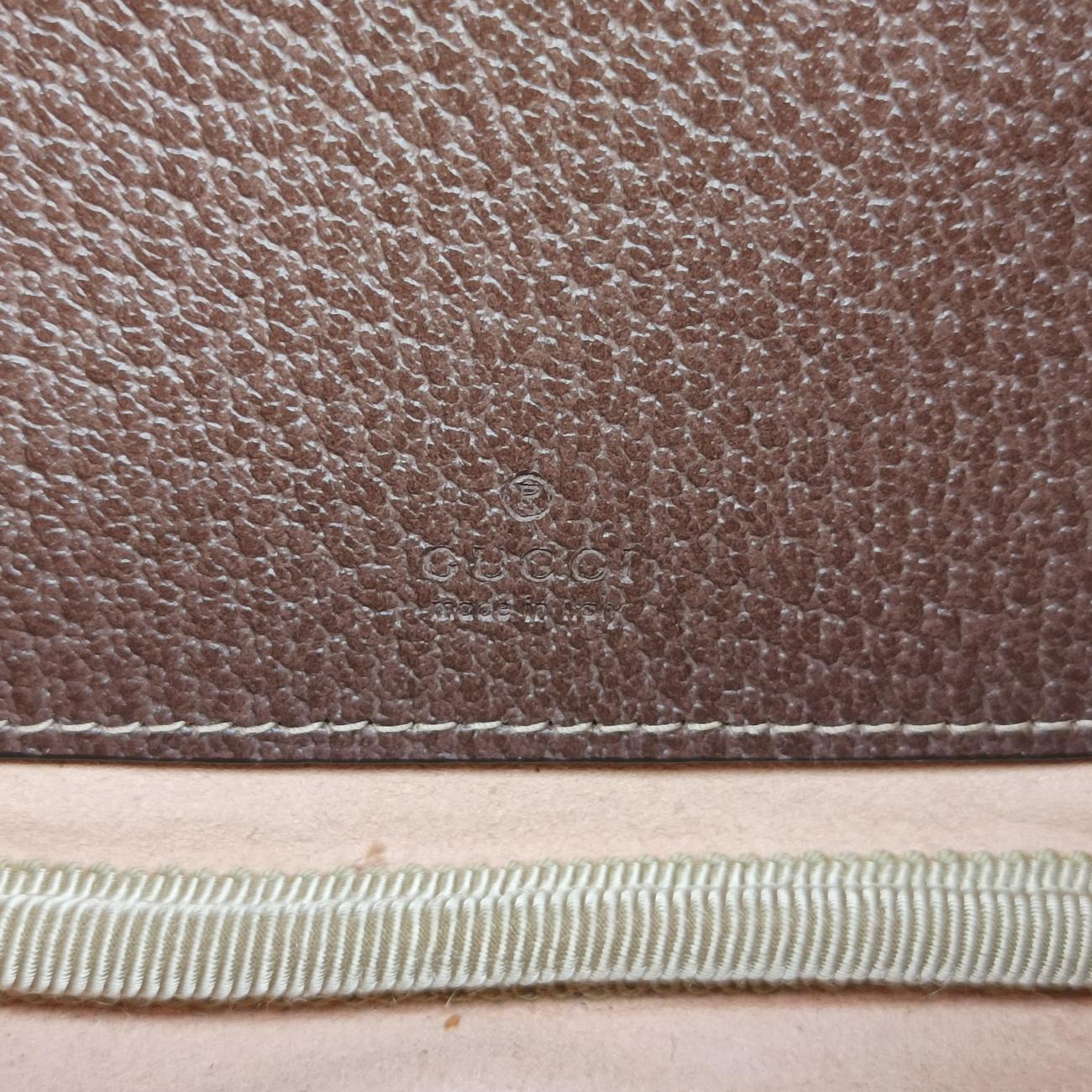 Ophidia Brown×green×red PVC coated canvas × leather オフィディア ブラウン×グリーン×レッド PVCコーティングキャンバス×レザー 519308