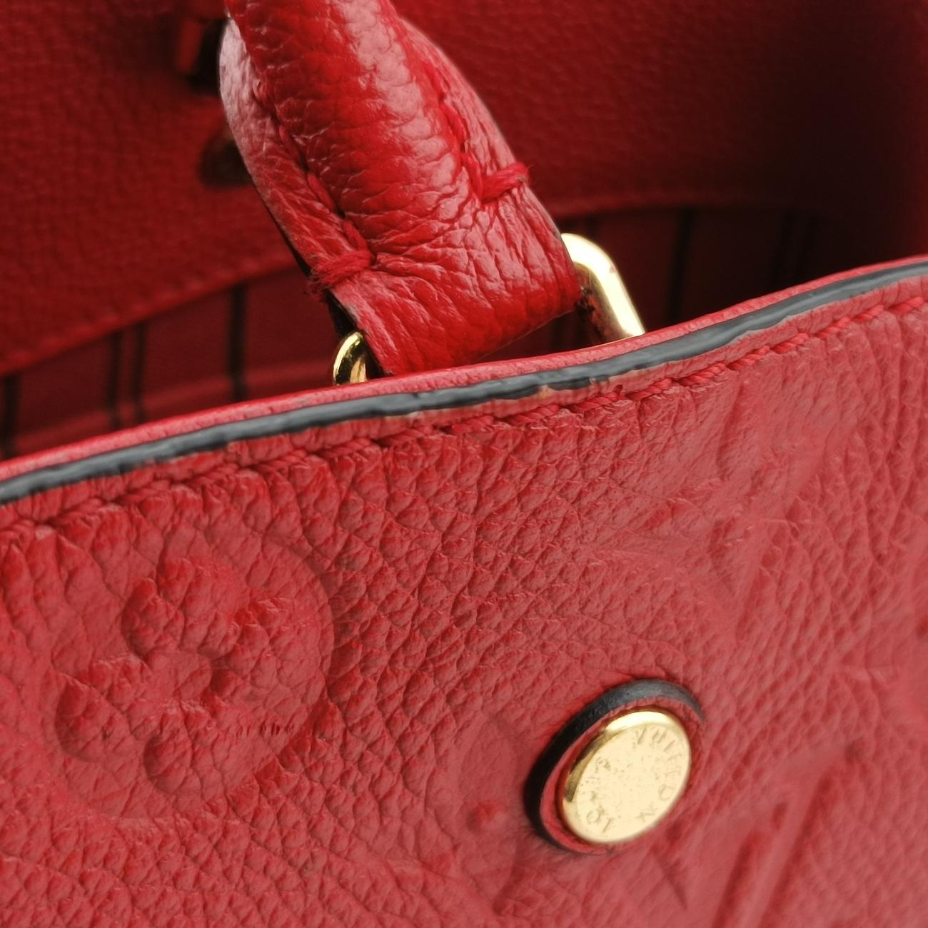 Montaigne MM Cerise Monogram Empreinte SD0175モンテーニュMM スリーズ モノグラム アンプラント M41194 SD0175