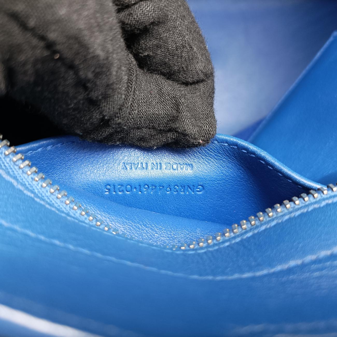 BABY CABAS Blue Leather GNR394461.0215ベイビーカバス ブルー レザー 394461 GNR394461.0215