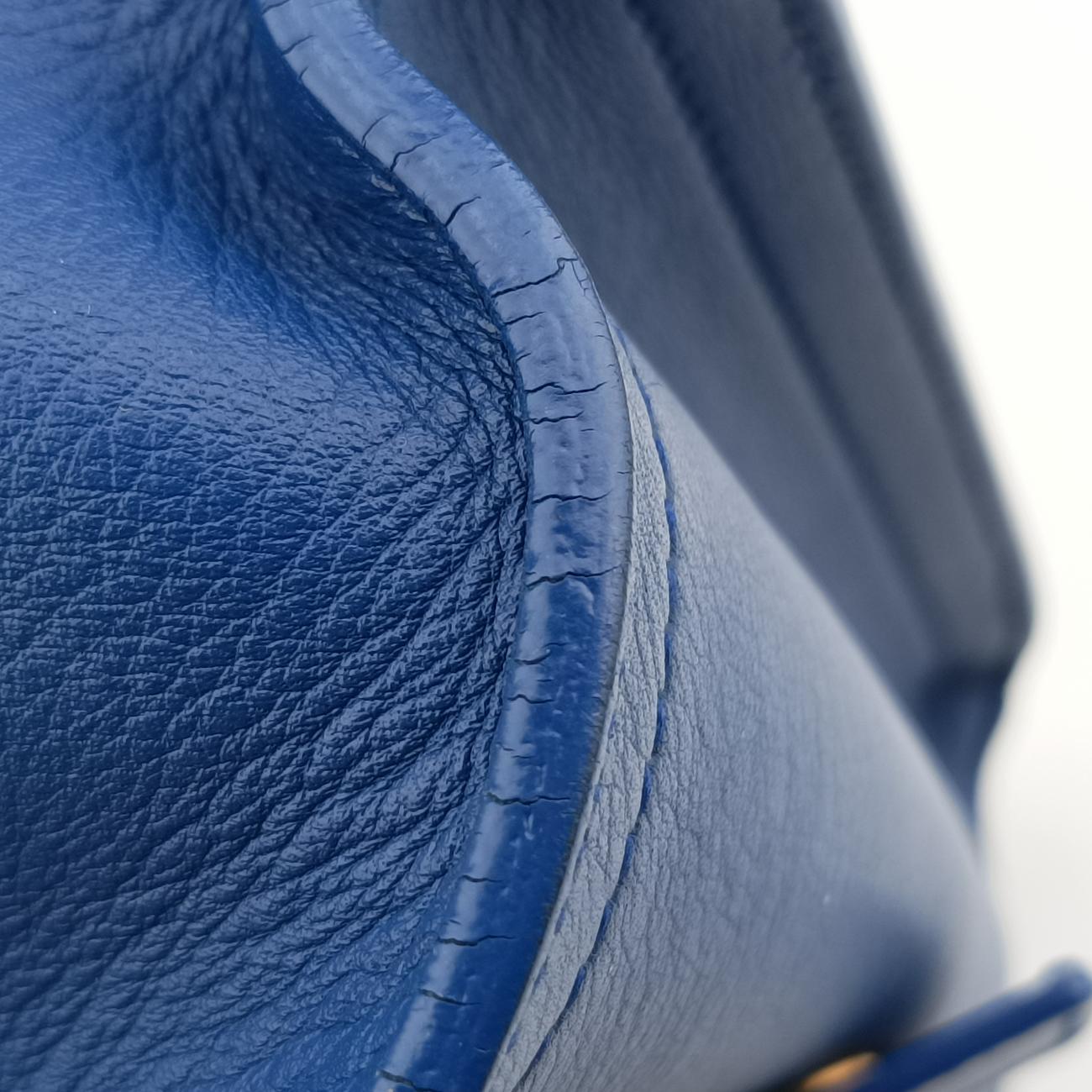 BABY CABAS Blue Leather GNR394461.0215ベイビーカバス ブルー レザー 394461 GNR394461.0215