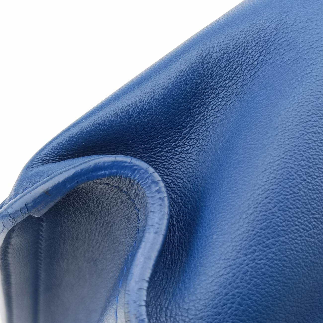 BABY CABAS Blue Leather GNR394461.0215ベイビーカバス ブルー レザー 394461 GNR394461.0215