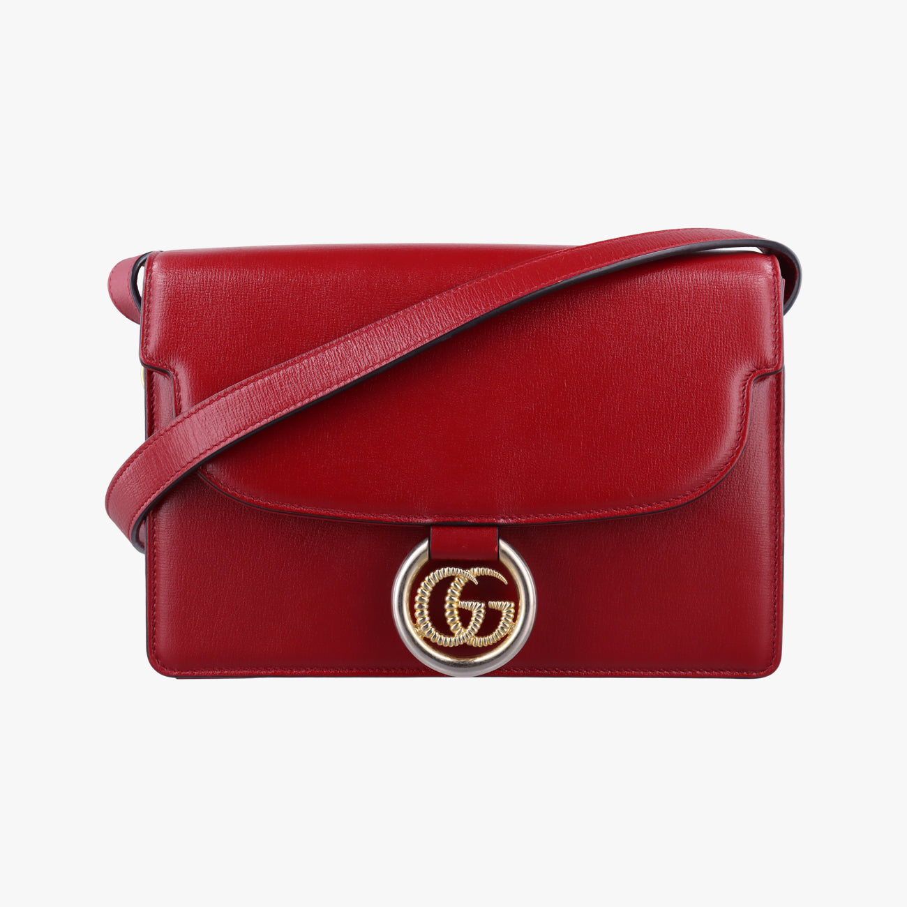 GG Ring GG Marmont Red Leather B030213467GGリング GGマーモント レッド レザー 589474 B030213467