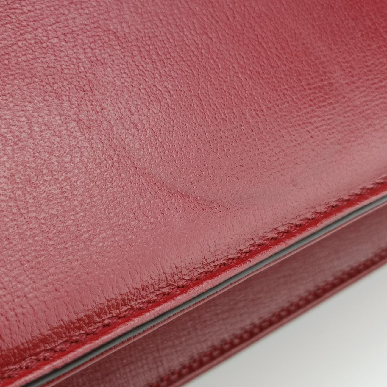 GG Ring GG Marmont Red Leather B030213467GGリング GGマーモント レッド レザー 589474 B030213467