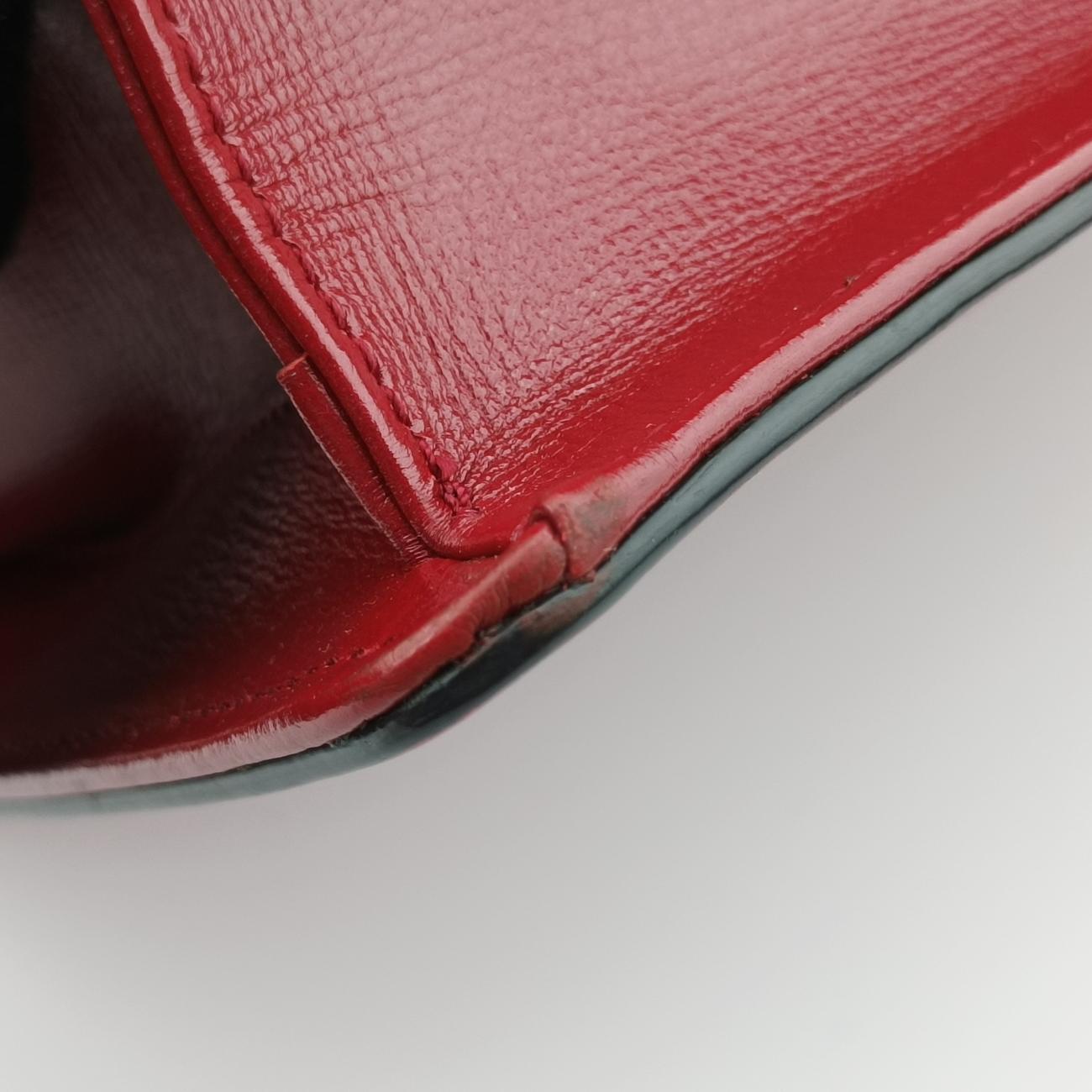 GG Ring GG Marmont Red Leather B030213467GGリング GGマーモント レッド レザー 589474 B030213467