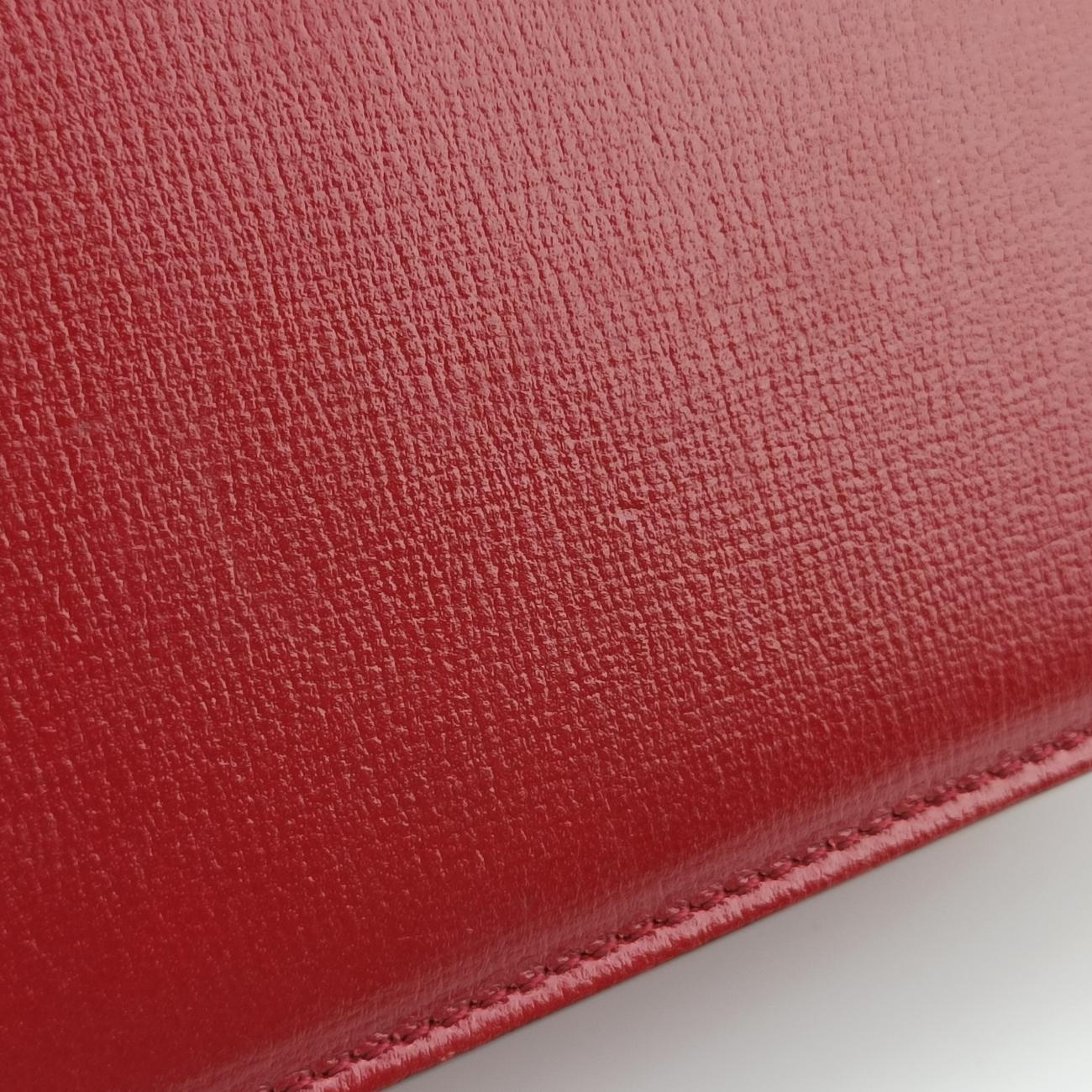 GG Ring GG Marmont Red Leather B030213467GGリング GGマーモント レッド レザー 589474 B030213467