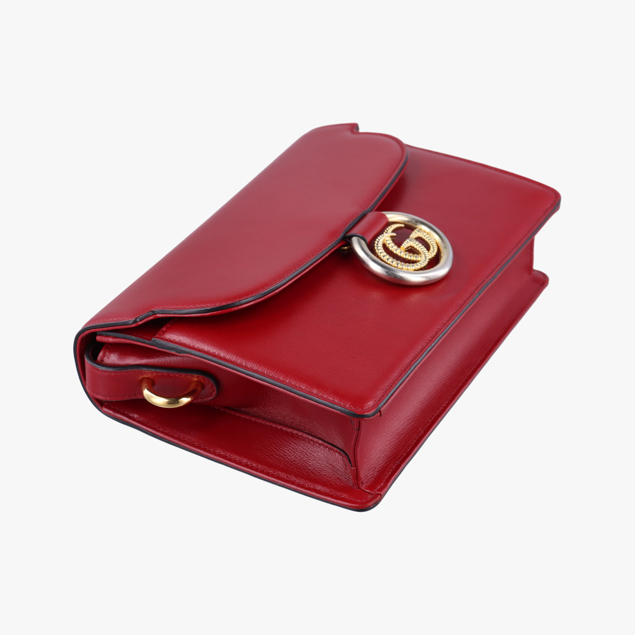 GG Ring GG Marmont Red Leather B030213467GGリング GGマーモント レッド レザー 589474 B030213467