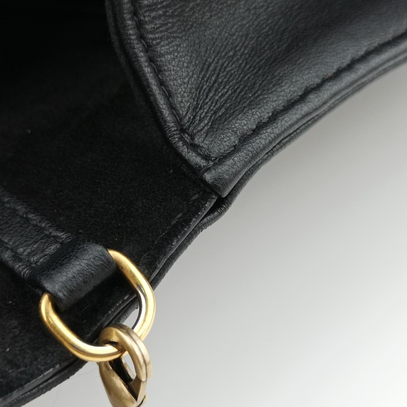 Diorama Black lambskin 08-BO-0135ディオラマ ブラック ラムスキン 08-BO-0135