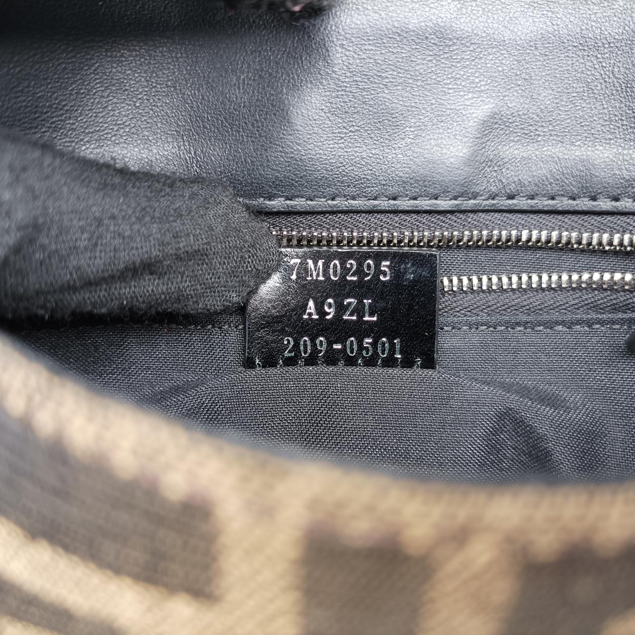 FF Logo Baguette slim Brown jacquard 7M0295 A9ZL 209-0501バゲット スリム ブラウン ジャガード 7M0295 7M0295 A9ZL 209-0501