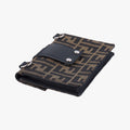 FF Logo Baguette slim Brown jacquard 7M0295 A9ZL 209-0501バゲット スリム ブラウン ジャガード 7M0295 7M0295 A9ZL 209-0501