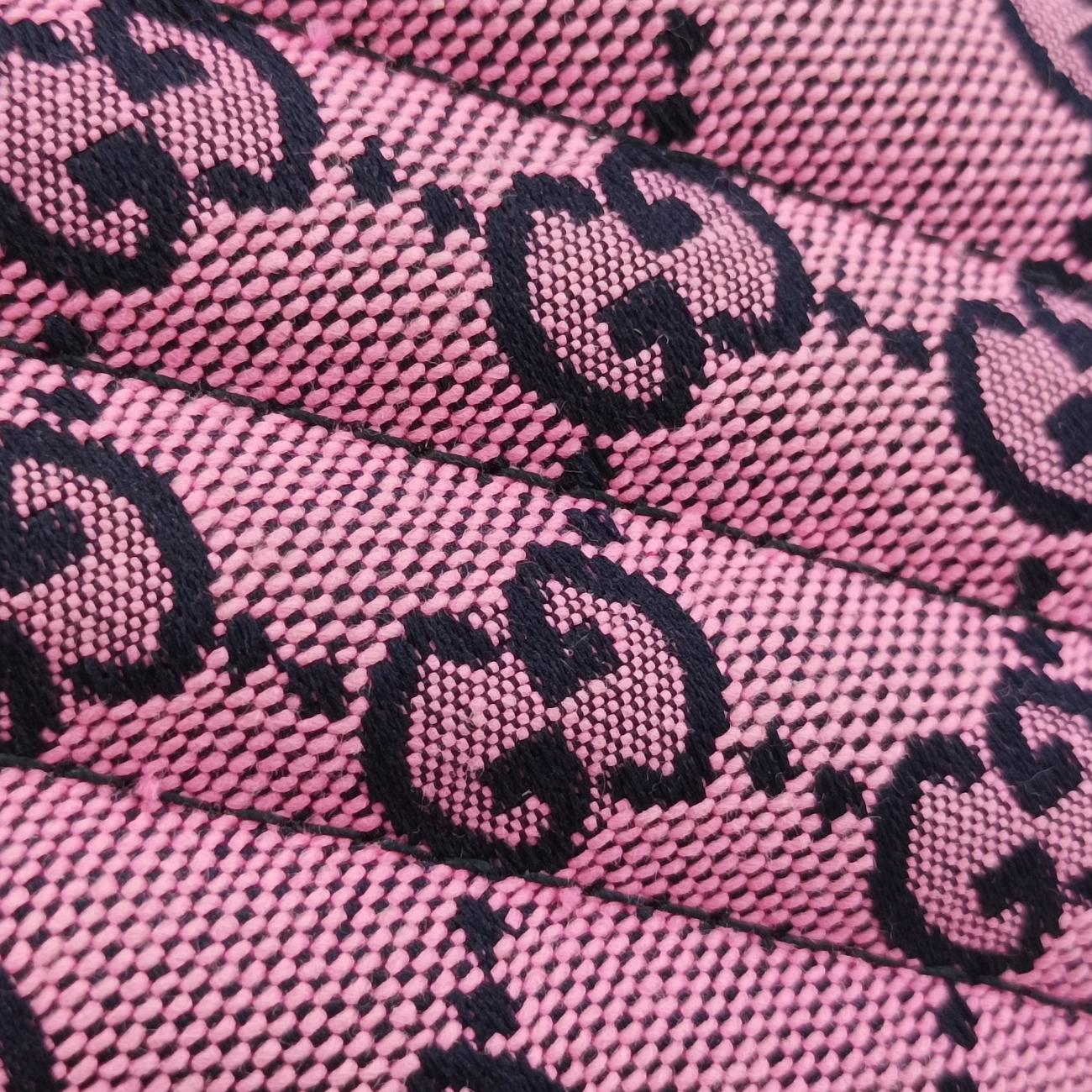 GG Marmont Red×Blue×Pink fabric G034759121GGマーモント レッド×ブルー×ピンク ファブリック 443497 G034759121