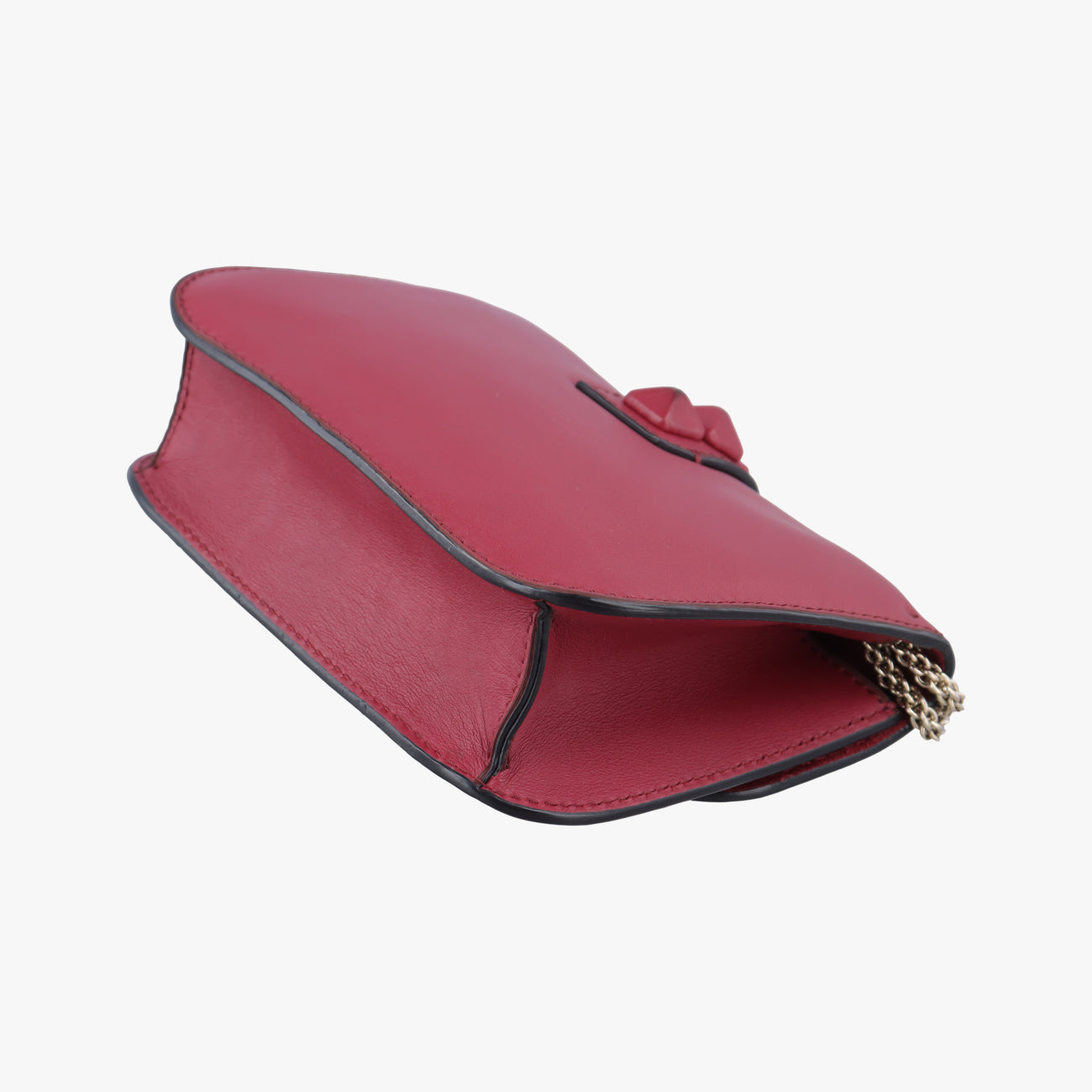 Rockstud Glam Lock Red Leather Lot number unknownロックスタッズグラムロック レッド レザー 製番不明