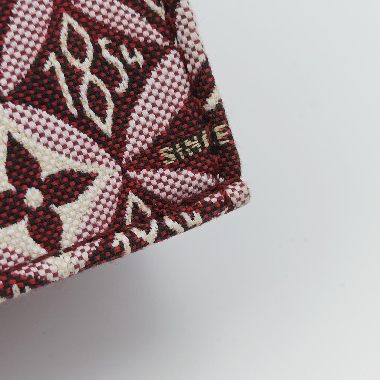 SINCE1854 Petit Sac Plat 2020AWbordeaux×brownMonogram jacquardM69846SP3260 ICチップSINCE1854 プティット サックプラ 2020AWボルドー× ブラウンモノグラム ジャカードM69846SP3260 ICチップ
